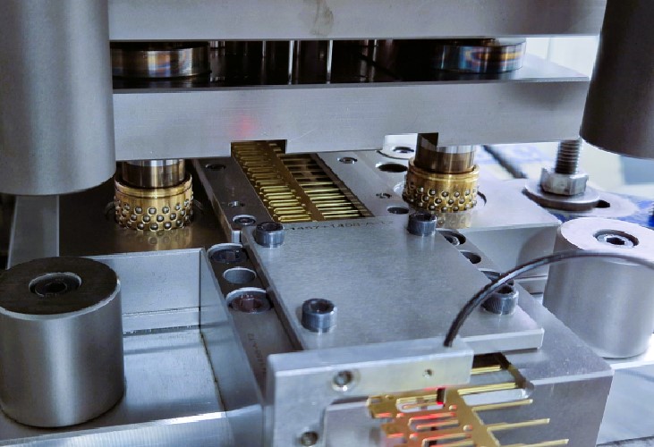 Metal stamping die in production at VEKO Technology